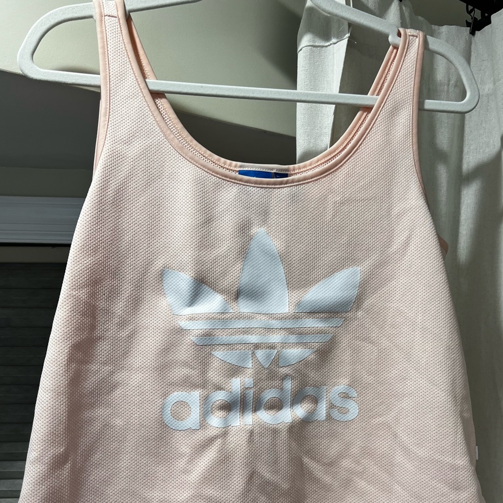 Pink Adidas Tank Top